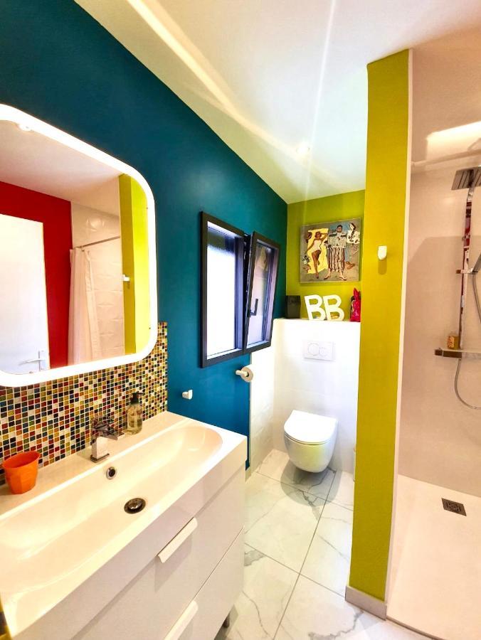 La Maison Pop Appartement Meuble Independant Avec Jardin Romans-sur-Isère المظهر الخارجي الصورة