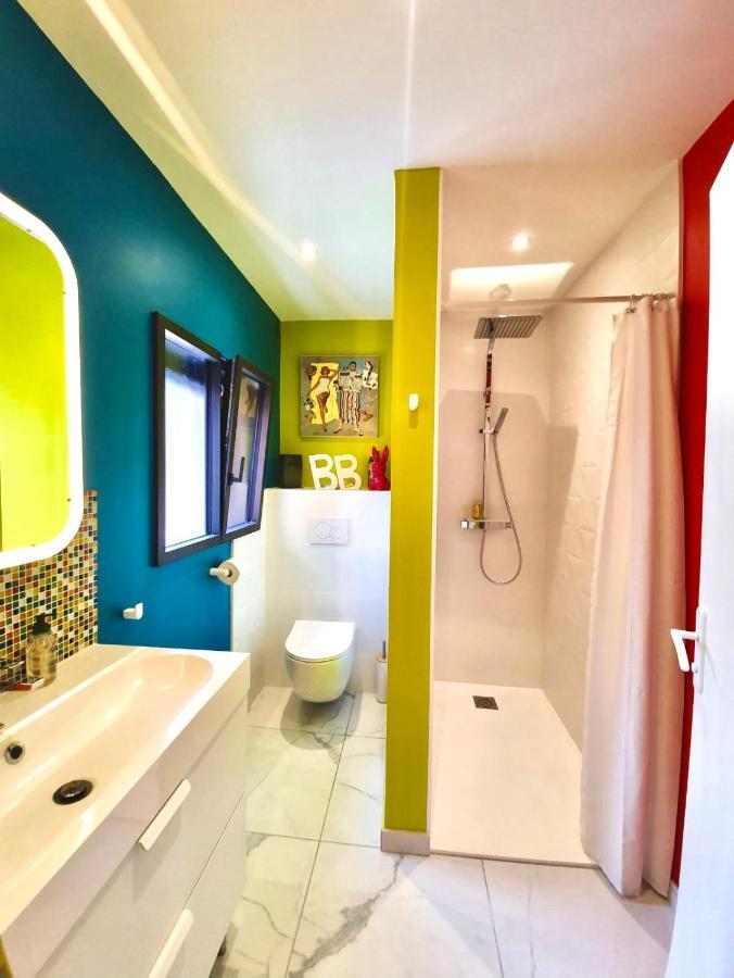 La Maison Pop Appartement Meuble Independant Avec Jardin Romans-sur-Isère المظهر الخارجي الصورة