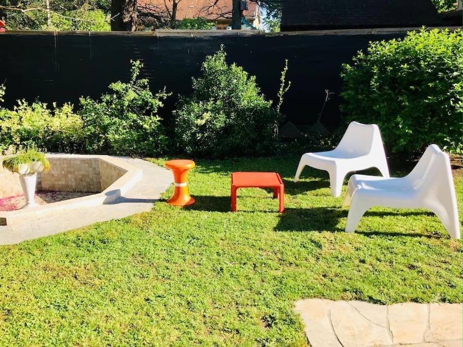 La Maison Pop Appartement Meuble Independant Avec Jardin Romans-sur-Isère المظهر الخارجي الصورة