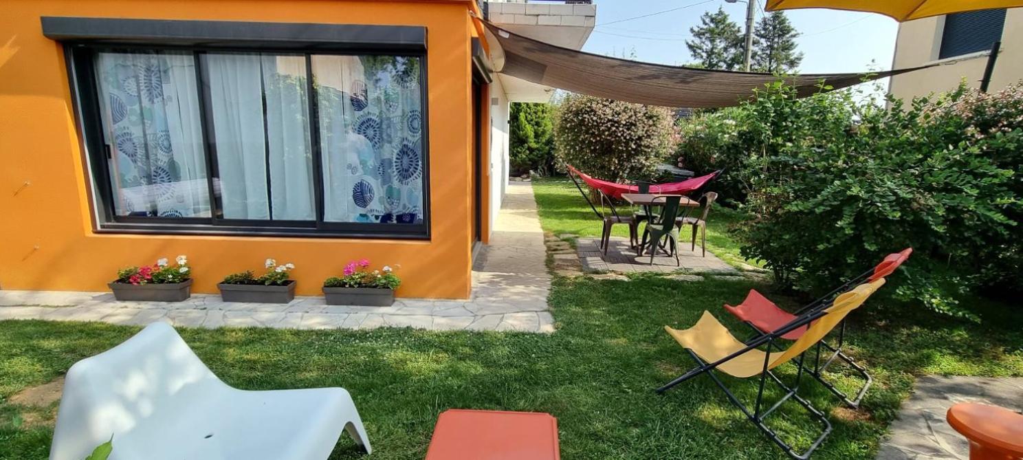 La Maison Pop Appartement Meuble Independant Avec Jardin Romans-sur-Isère المظهر الخارجي الصورة