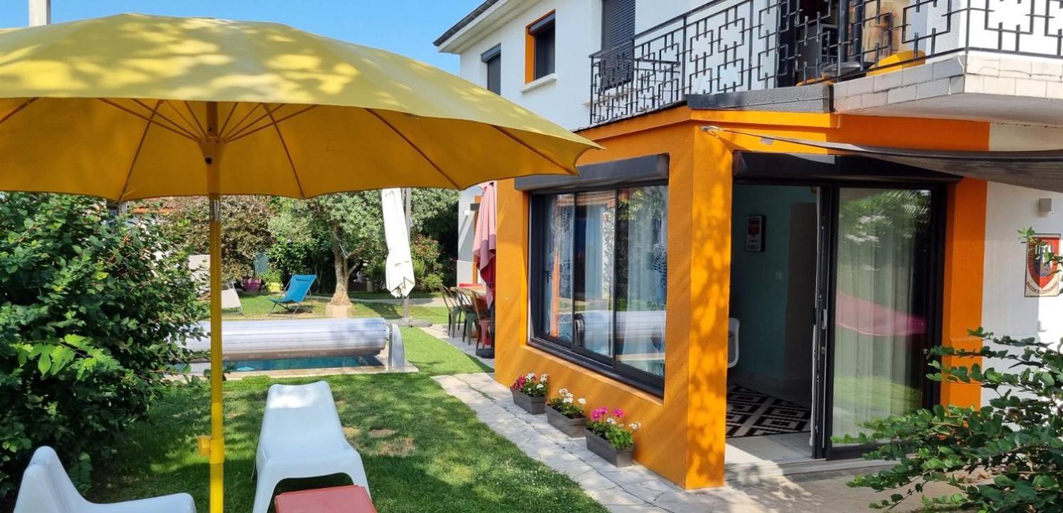 La Maison Pop Appartement Meuble Independant Avec Jardin Romans-sur-Isère المظهر الخارجي الصورة